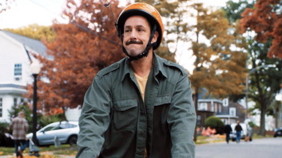 Adam Sandler in the movie Hubie Halloween